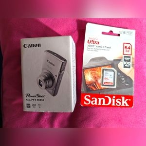 Canon Digital Camera & Ultra SanDisk 64 gb memory card